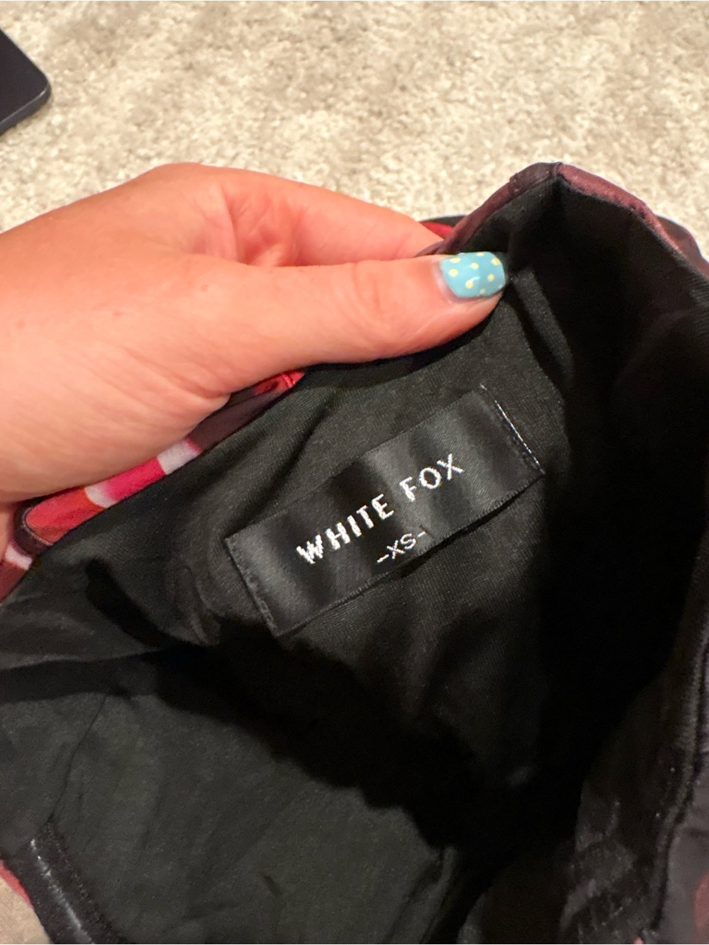 White fox mini dress - Picture 5 of 5